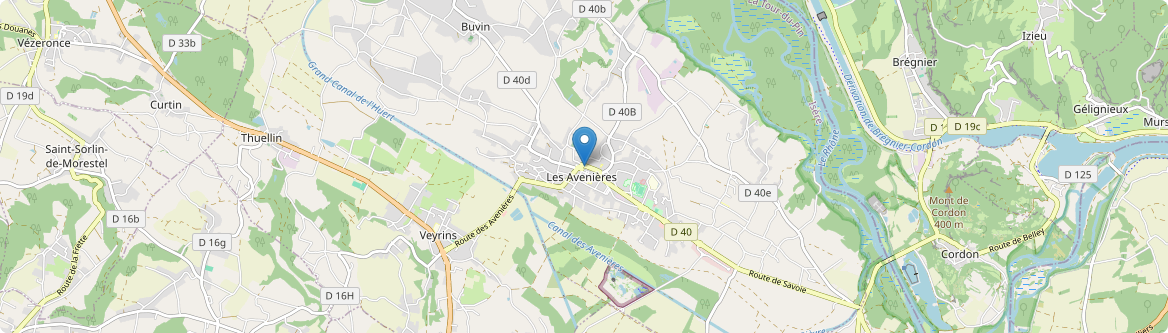 Avenières Veyrins-Thuellin - Carte