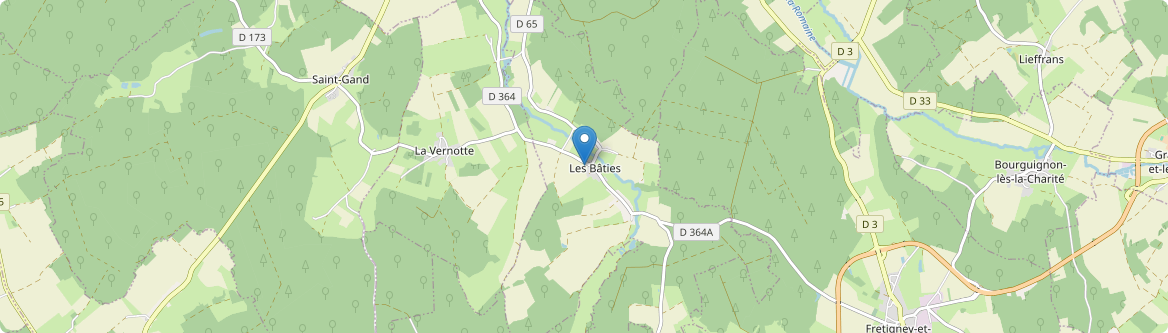 Bâties - Carte