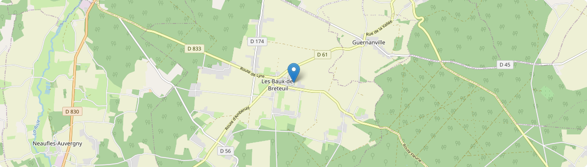 Baux-de-Breteuil - Carte