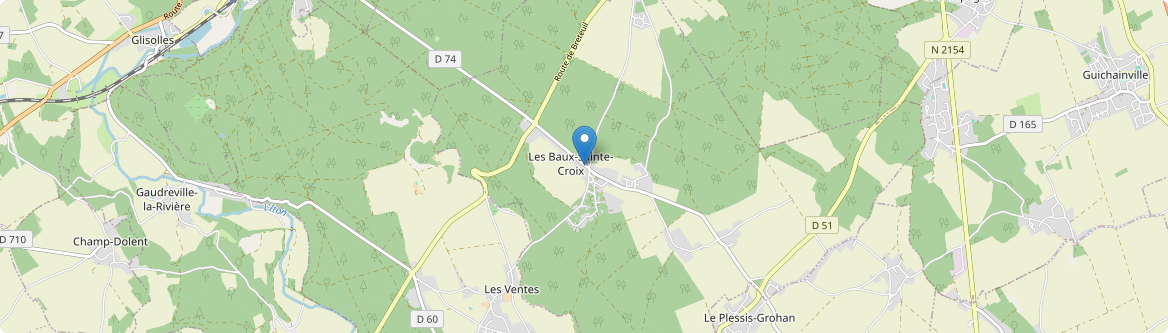 Baux-Sainte-Croix - Carte