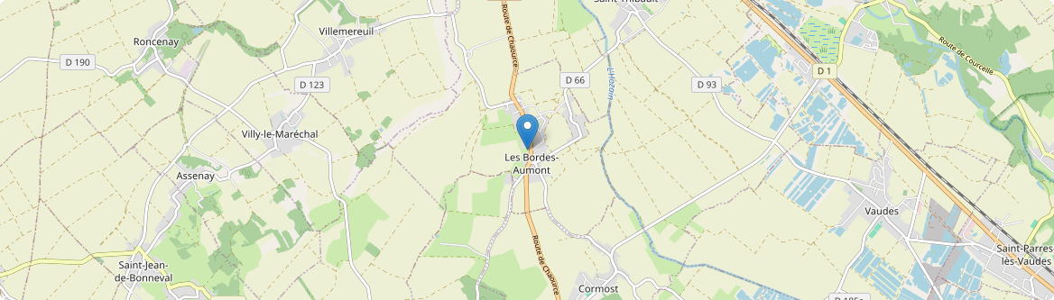 Bordes-Aumont - Carte
