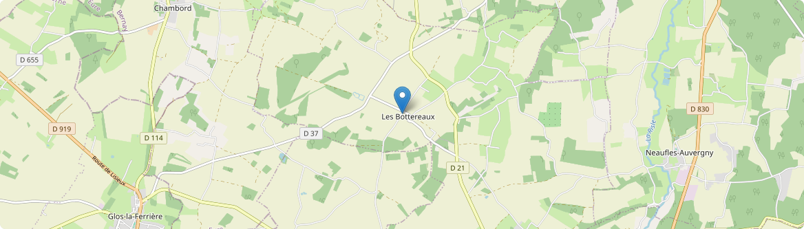 Bottereaux - Carte