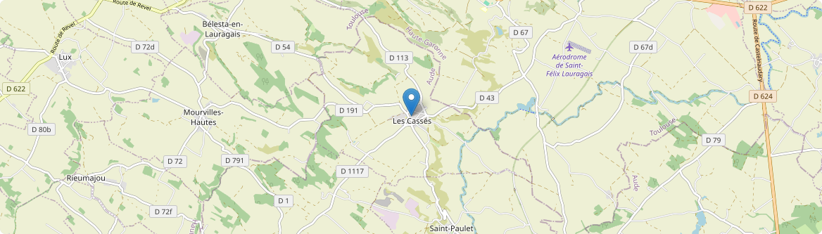 Cassés - Carte
