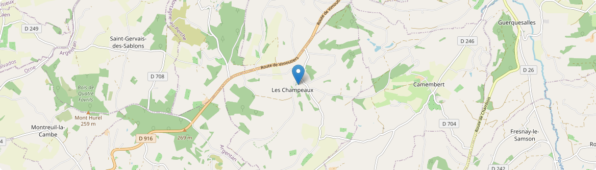 Champeaux - Carte