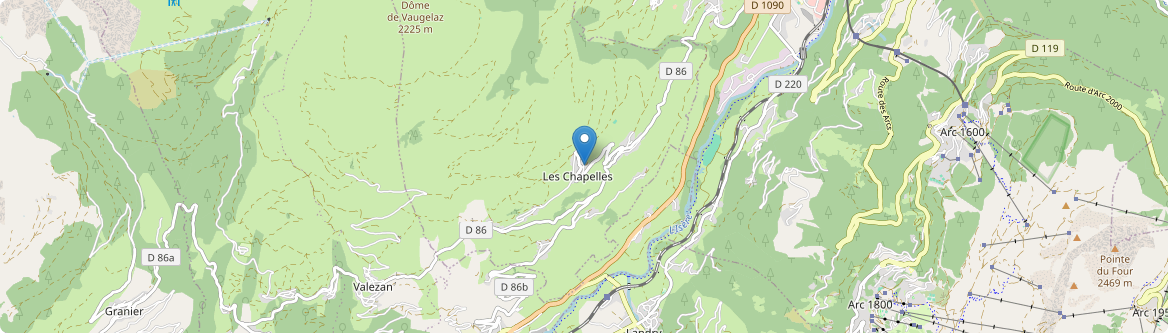 Chapelles - Carte