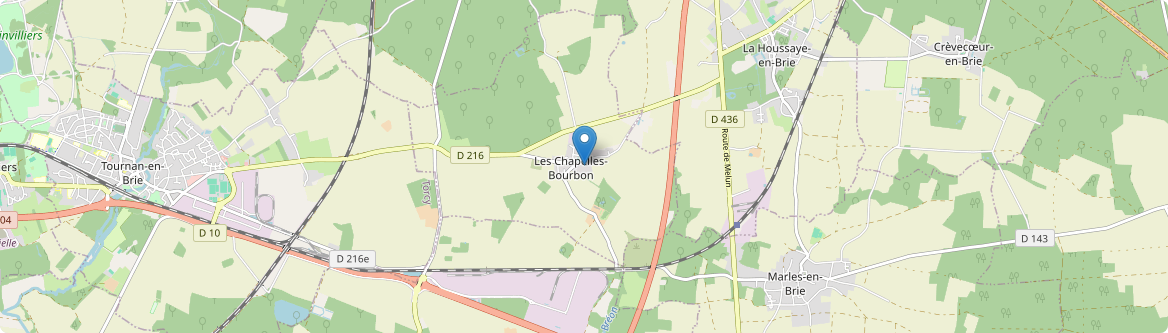 Chapelles-Bourbon - Carte
