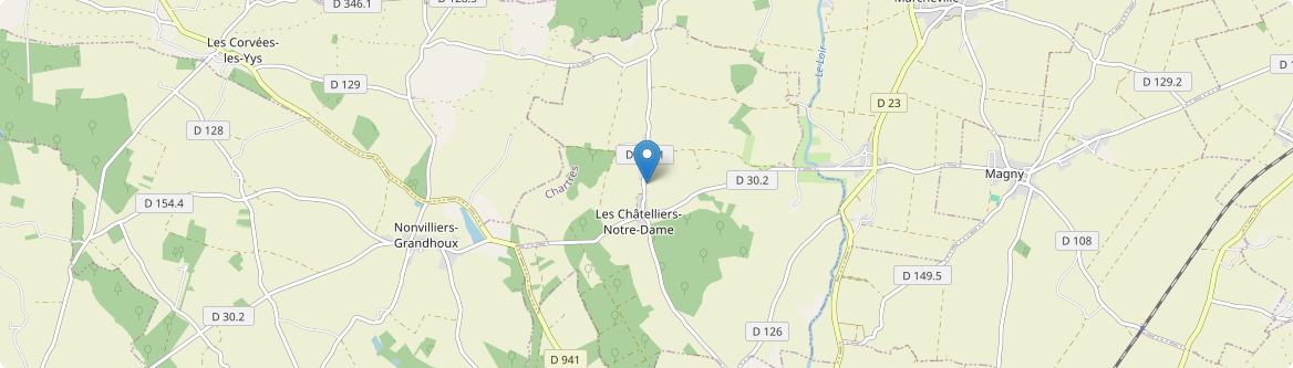 Châtelliers-Notre-Dame - Carte
