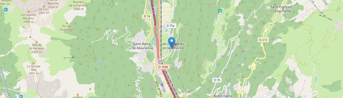 Chavannes-en-Maurienne - Carte