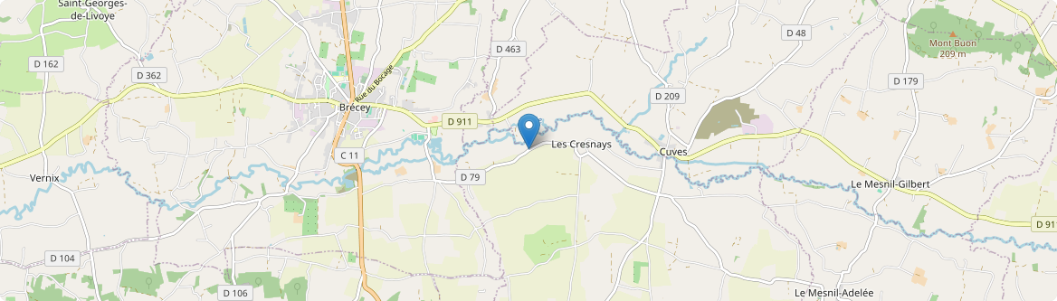 Cresnays - Carte