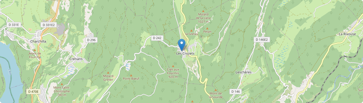 Crozets - Carte