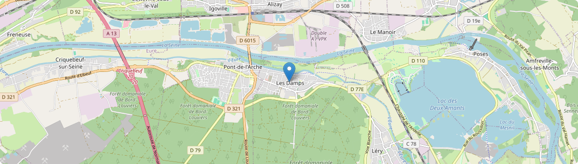 Damps - Carte