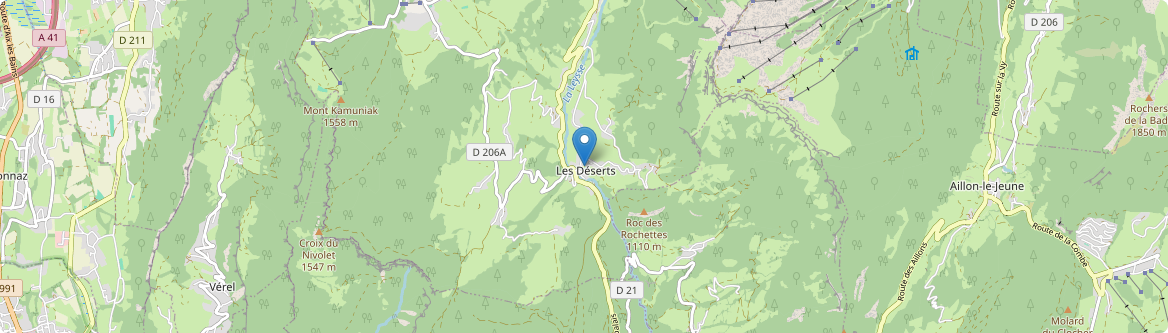 Déserts - Carte
