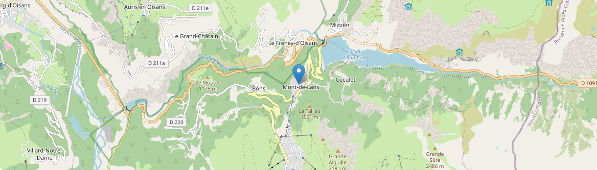 Deux Alpes - Carte