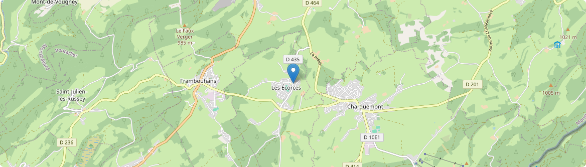 Écorces - Carte