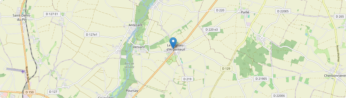 Églises-d'Argenteuil - Carte