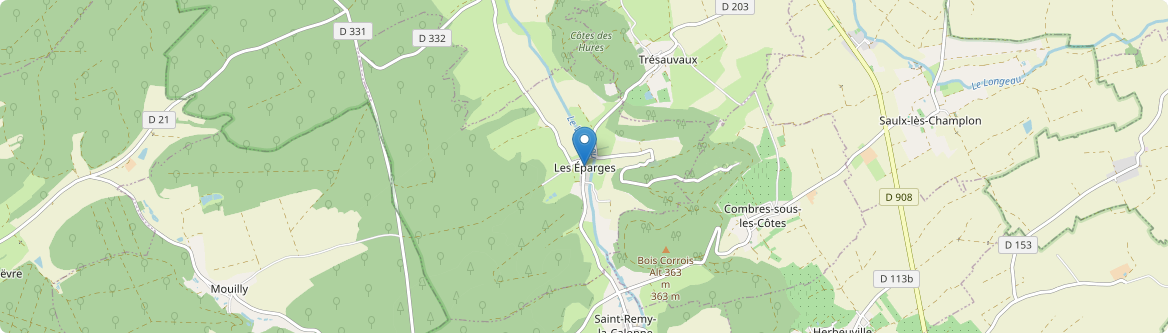 Éparges - Carte