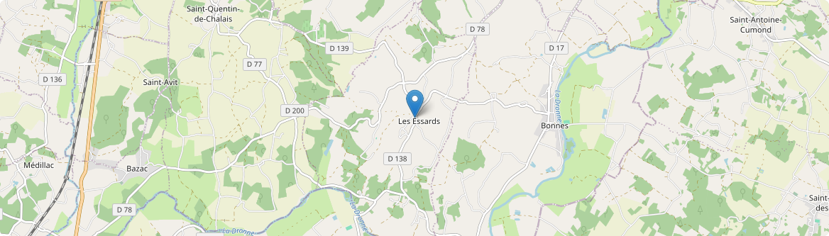 Essards - Carte
