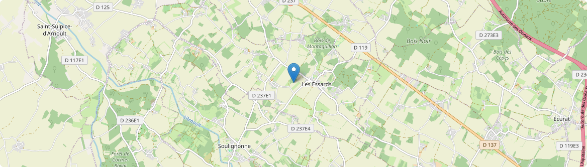Essards - Carte