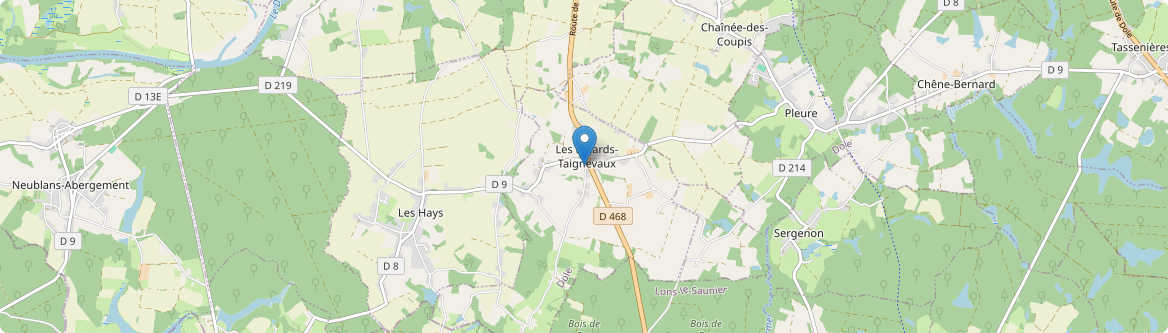 Essards-Taignevaux - Carte
