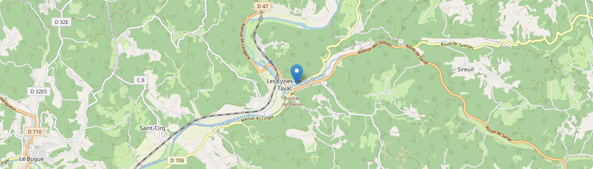 Les Eyzies - Carte