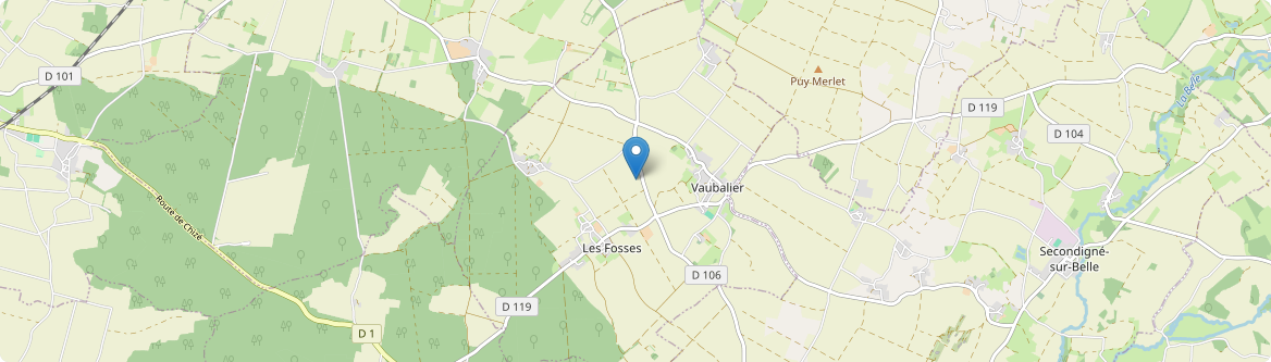 Fosses - Carte