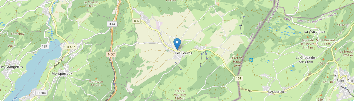 Fourgs - Carte