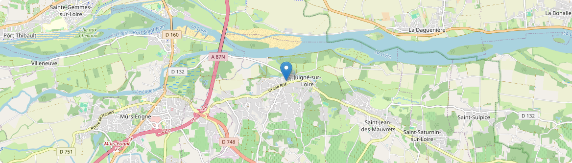Garennes sur Loire - Carte