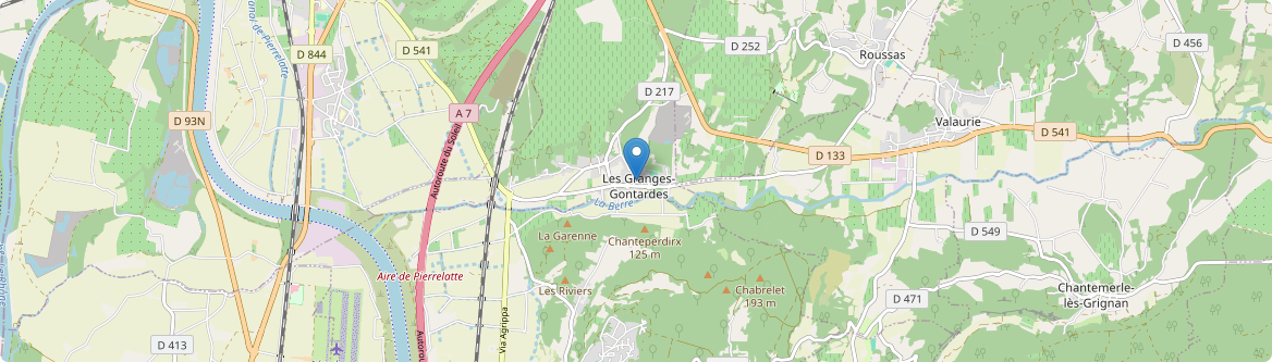 Granges-Gontardes - Carte