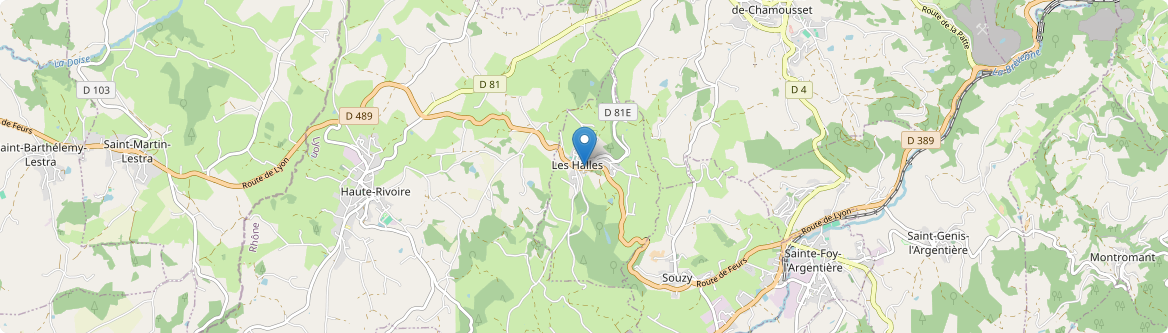 Halles - Carte