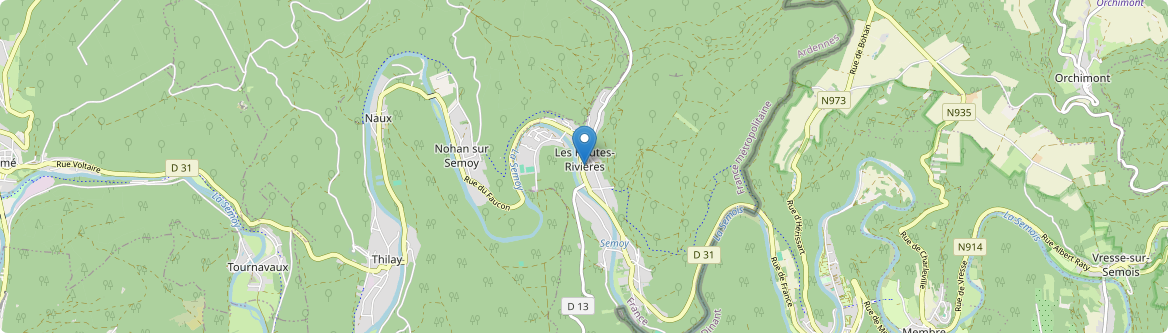 Hautes-Rivières - Carte