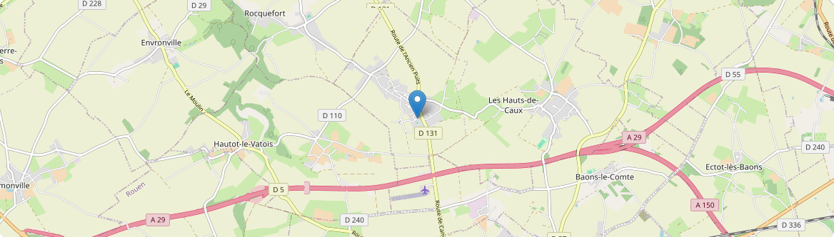 Les Hauts-de-Caux - Carte