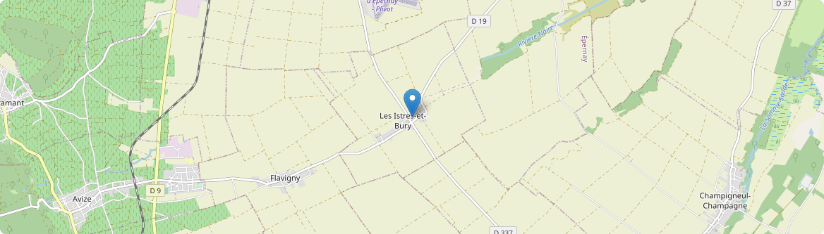 Istres-et-Bury - Carte