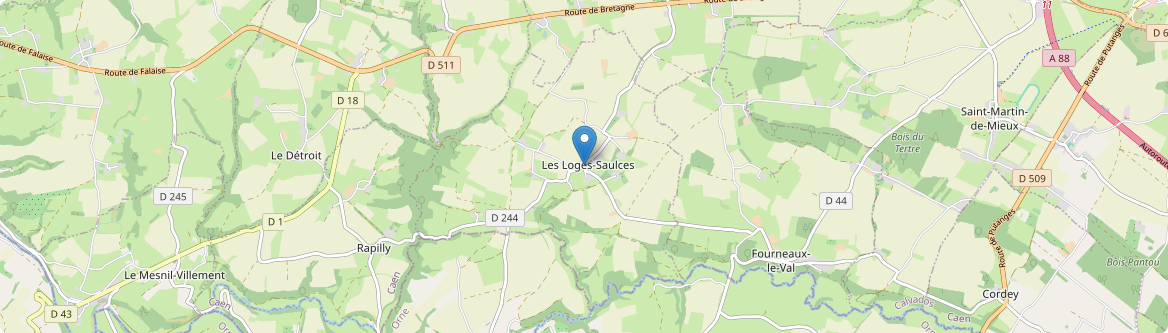 Loges-Saulces - Carte