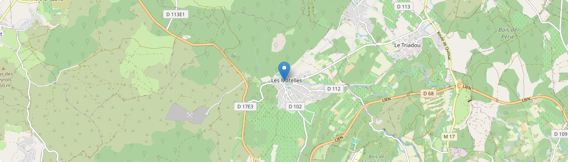 Matelles - Carte