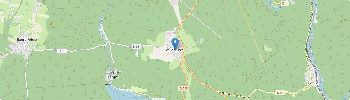Mazures - Carte