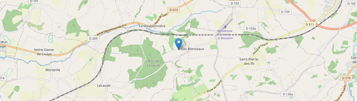 Monceaux - Carte