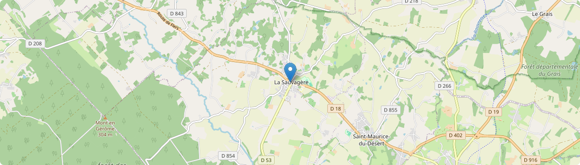 Monts d'Andaine - Carte