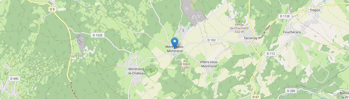 Les Monts-Ronds - Carte