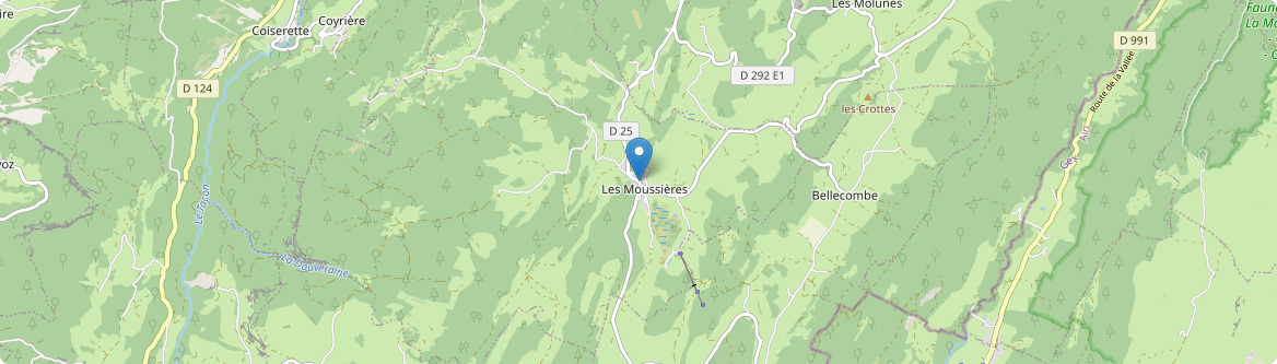 Moussières - Carte