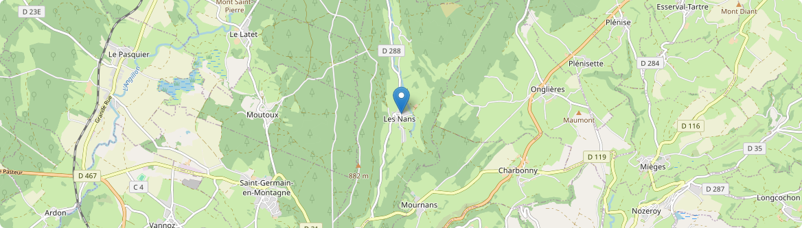 Nans - Carte