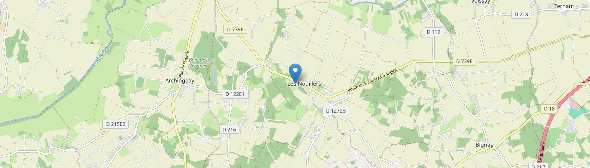 Nouillers - Carte