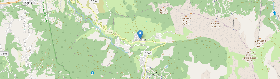 Orres - Carte