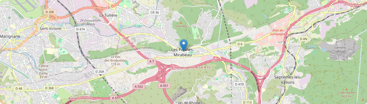 Pennes-Mirabeau - Carte