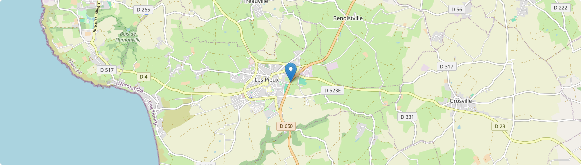 Pieux - Carte