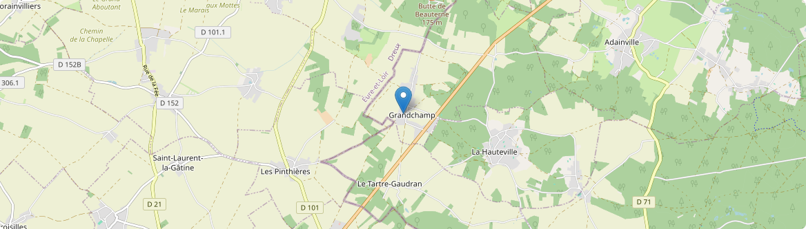 Pinthières - Carte