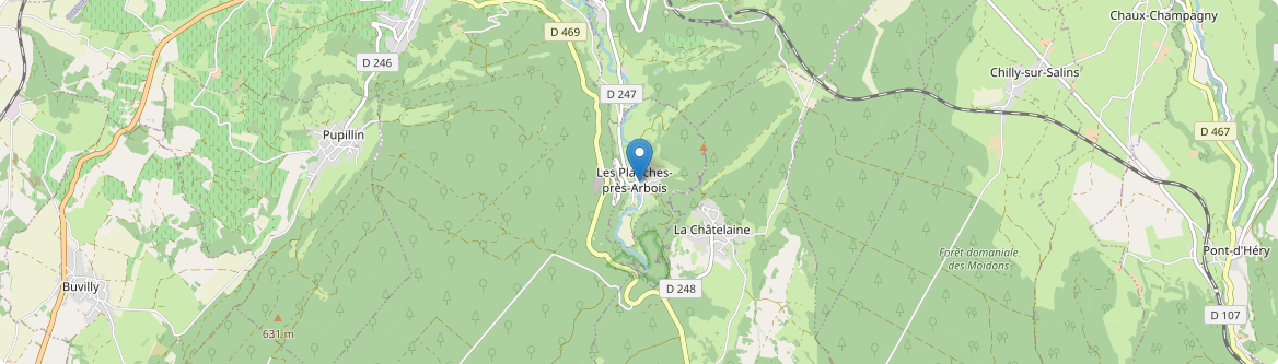 Planches-près-Arbois - Carte