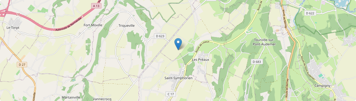 Préaux - Carte