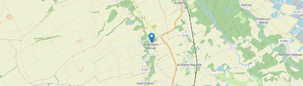 Rivières-Henruel - Carte