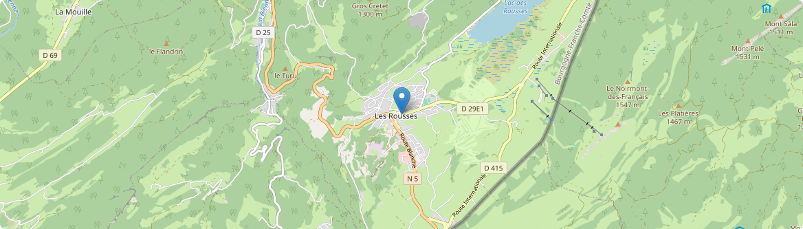 Rousses - Carte