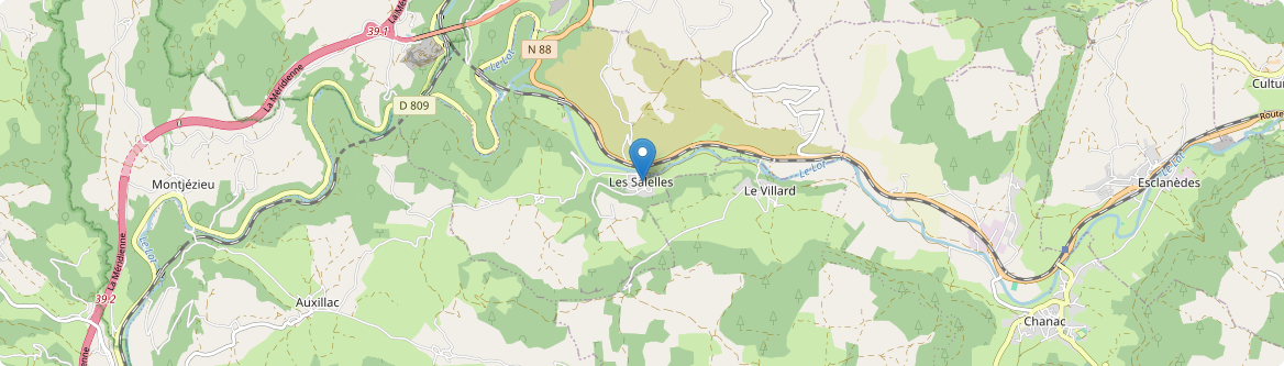 Salelles - Carte